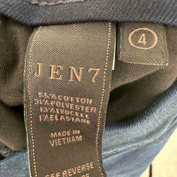 NEW Jen7 by 7 For All Mankind Dark Wash Comfort Skinny Jeans Sz 4 - Picture 9 of 10